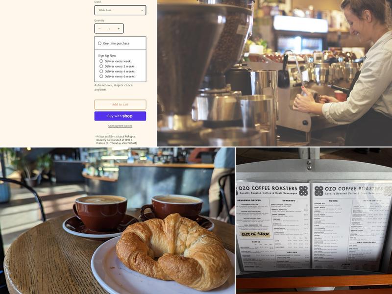 OZO Coffee | Longmont Menu