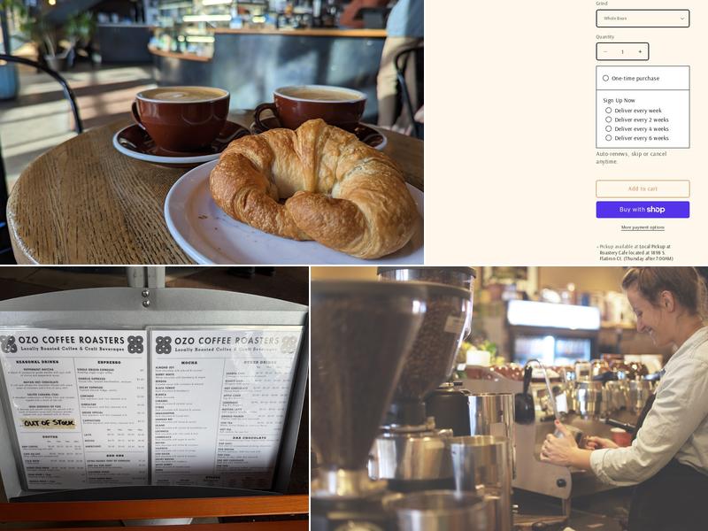 OZO Coffee | Longmont Menu