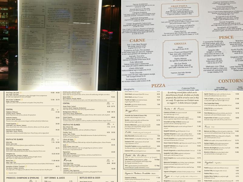 Fumo Menu