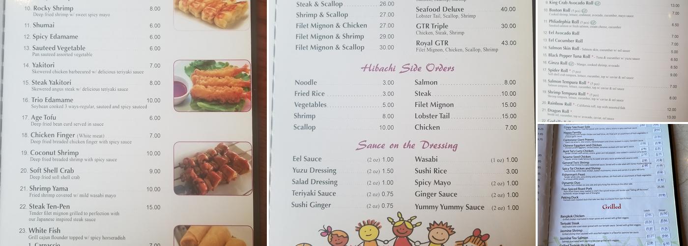 Mt. Fuji Hibachi & Sushi Menu
