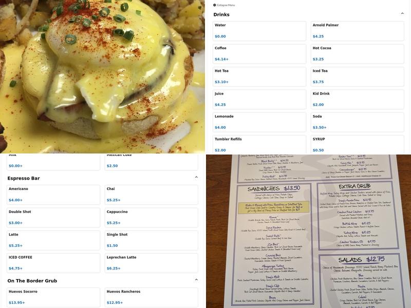 Doug's Diner | Boulder Menu