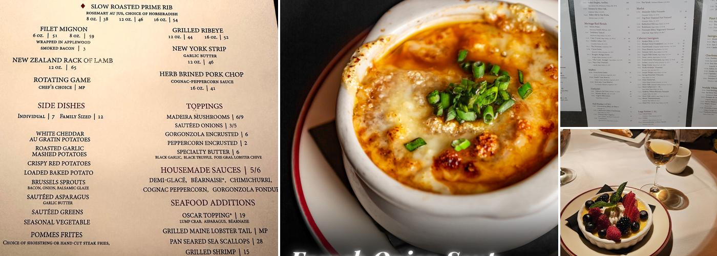 Sonny Lubick's Steakhouse Menu