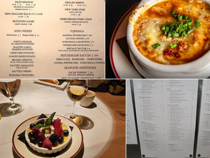 Sonny Lubick's Steakhouse Menu