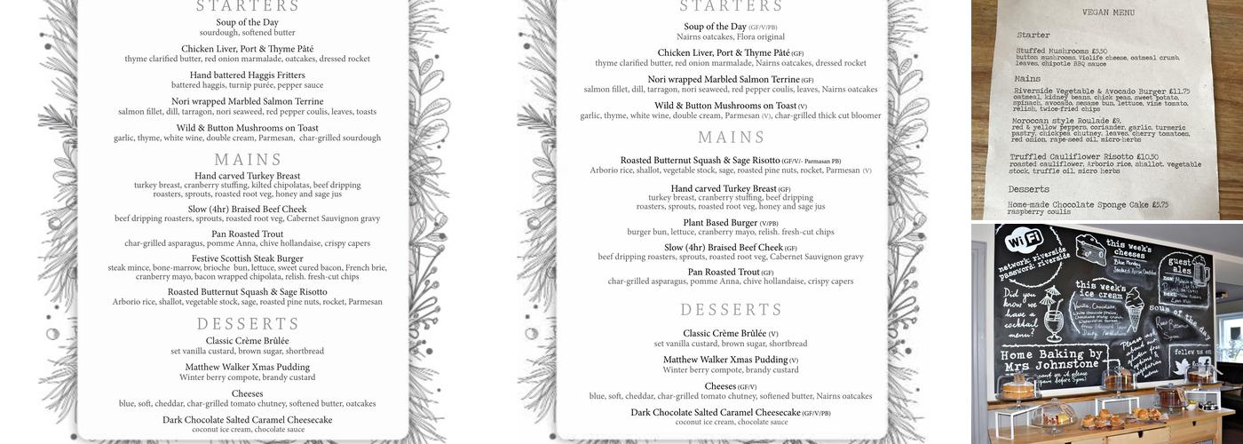 The Riverside - Pub, Kitchen & Coffee House Menu