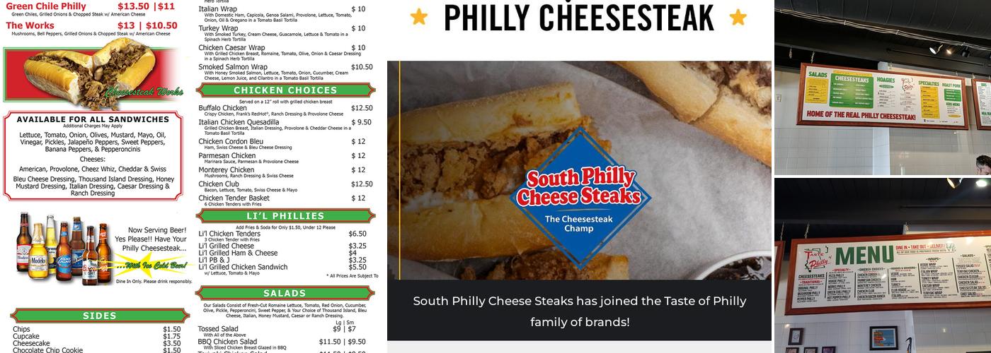 Taste of Philly Menu