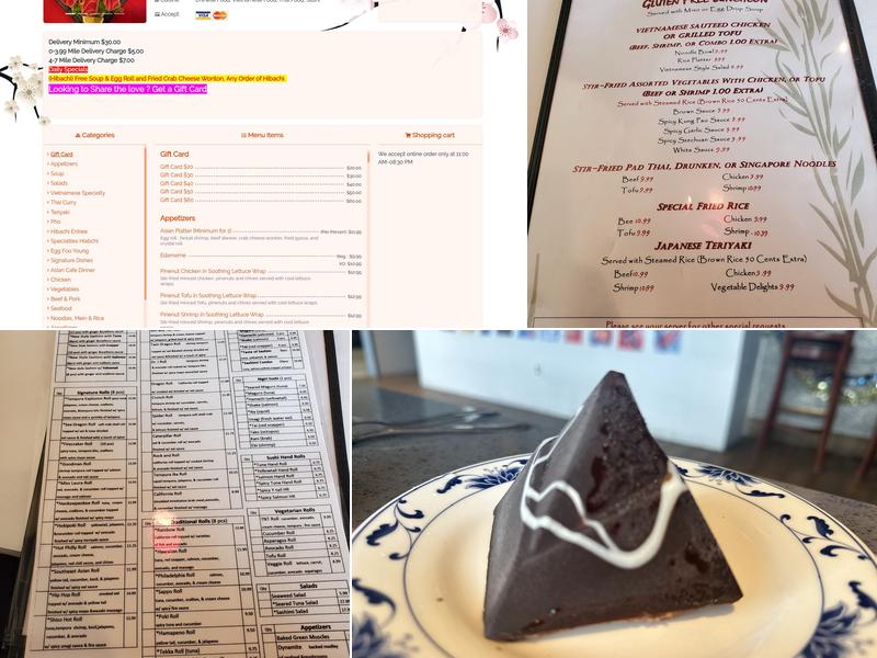 Asian Cafe & Grill Menu