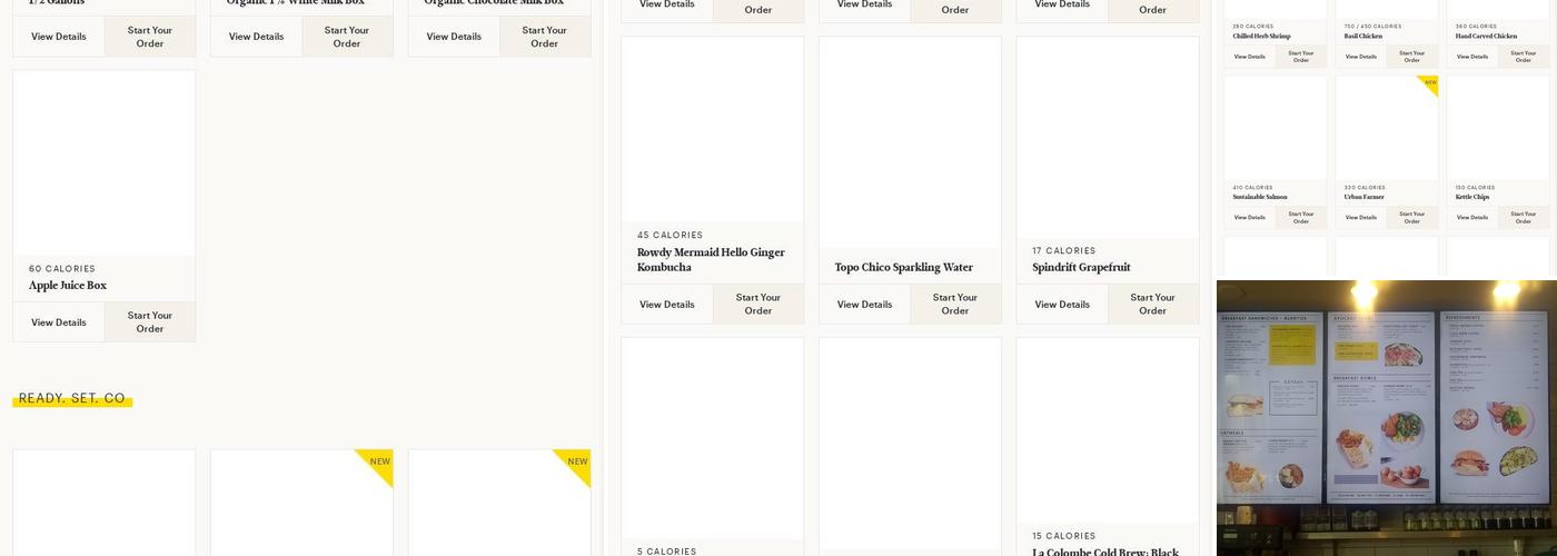 Modern Market Eatery Menu