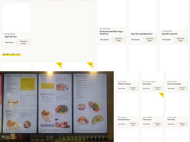 Modern Market Eatery Menu