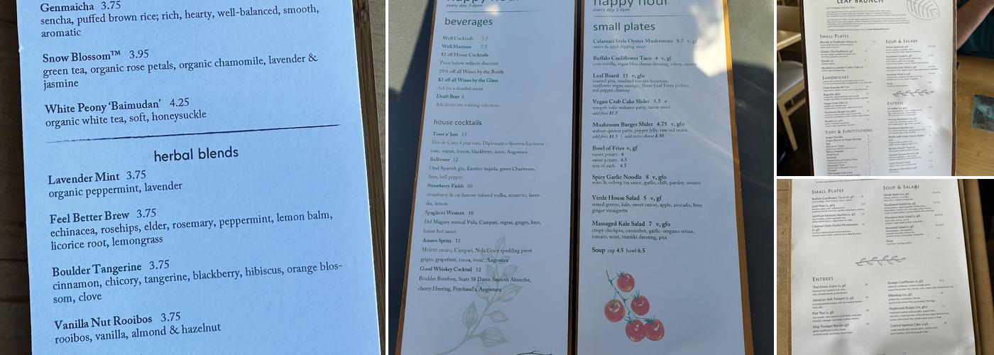 Leaf Menu
