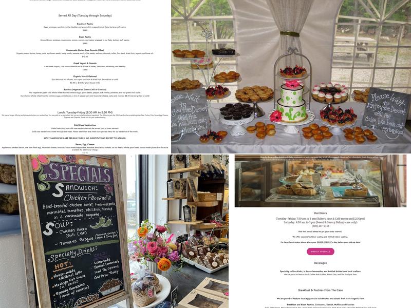 Shamane's Bakery Menu