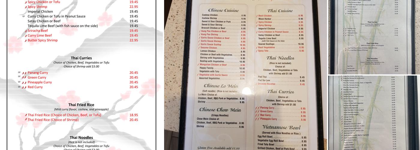 May Wah Menu