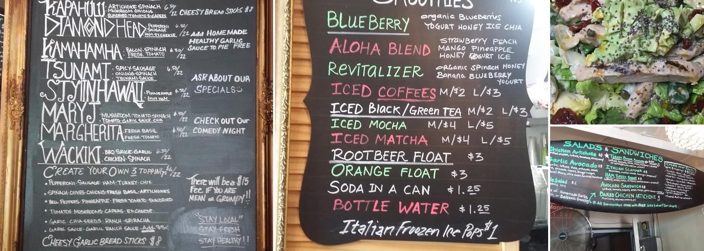 Kings Pizza Cafe Menu