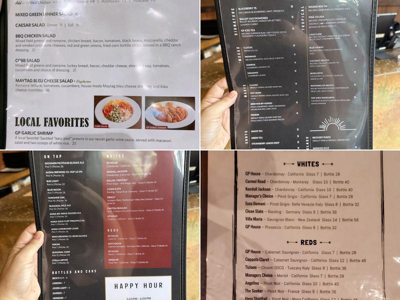 Giovanni Pastrami Menu