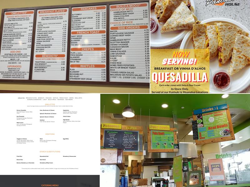 Koa Pancake House Menu