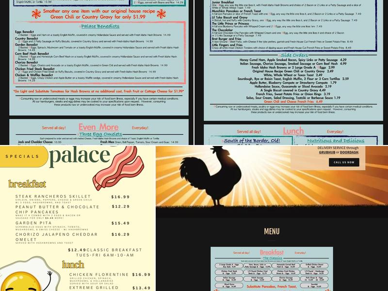 Breakfast Palace Menu