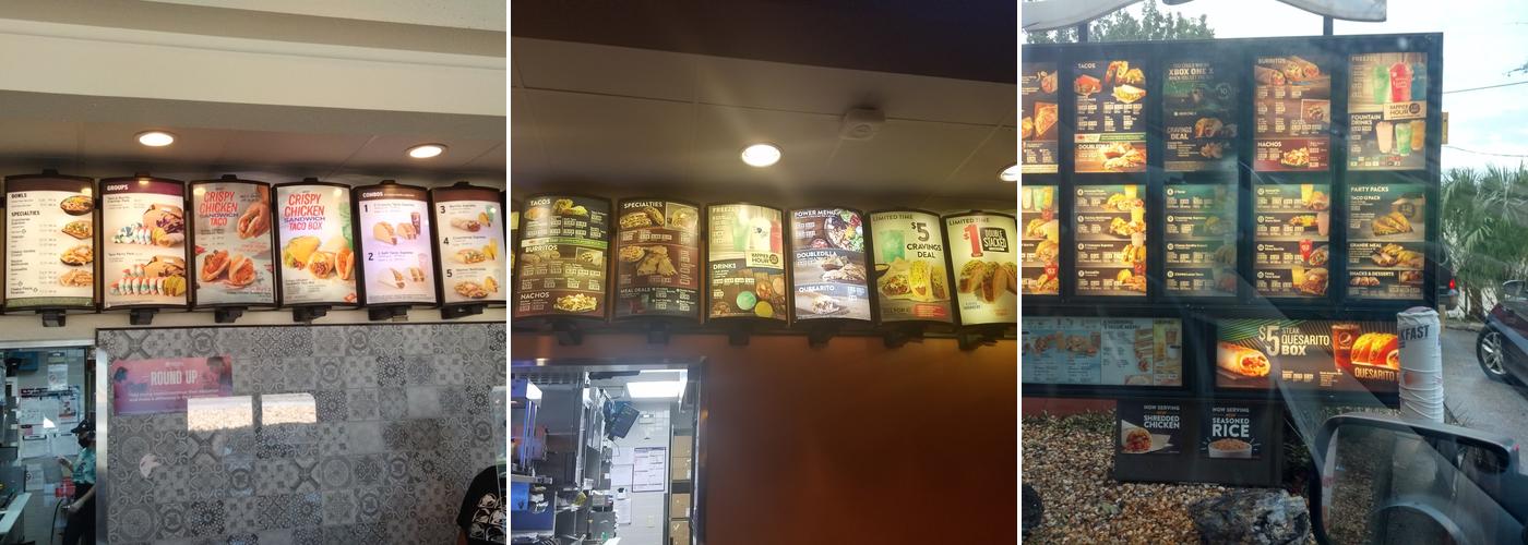 Taco Bell Menu