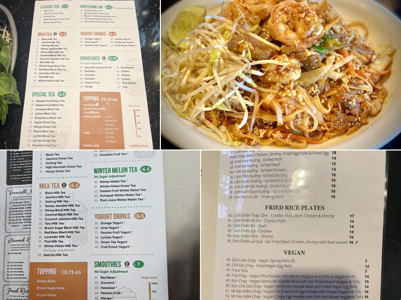 Phở Kitchen Bar & Grill Menu