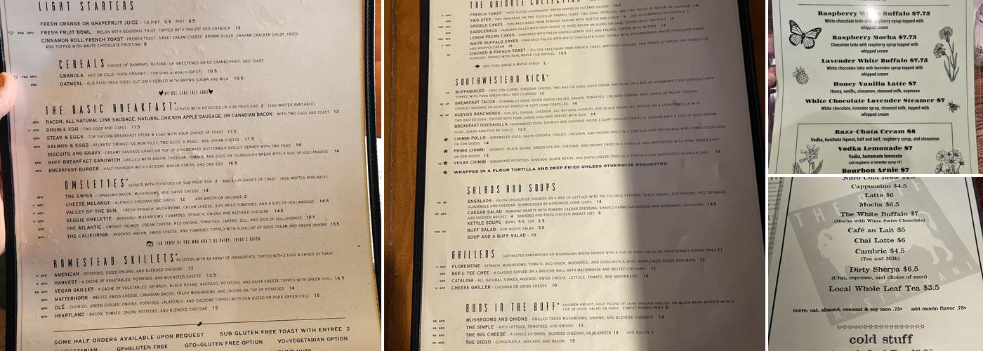 The Buff Menu