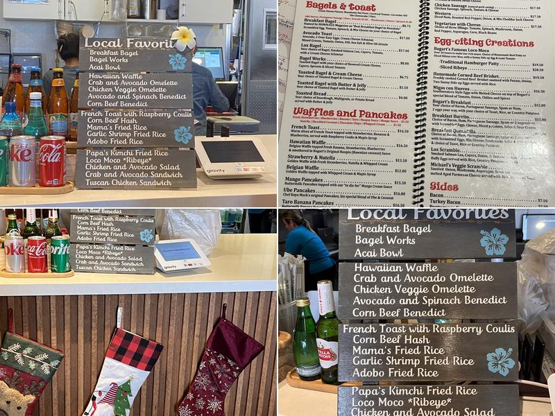 Bogart's Café Menu