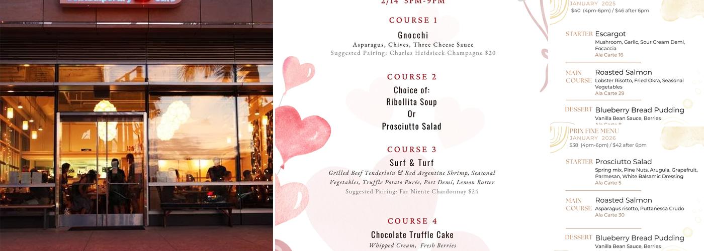 Tangö Contemporary Cafe Menu