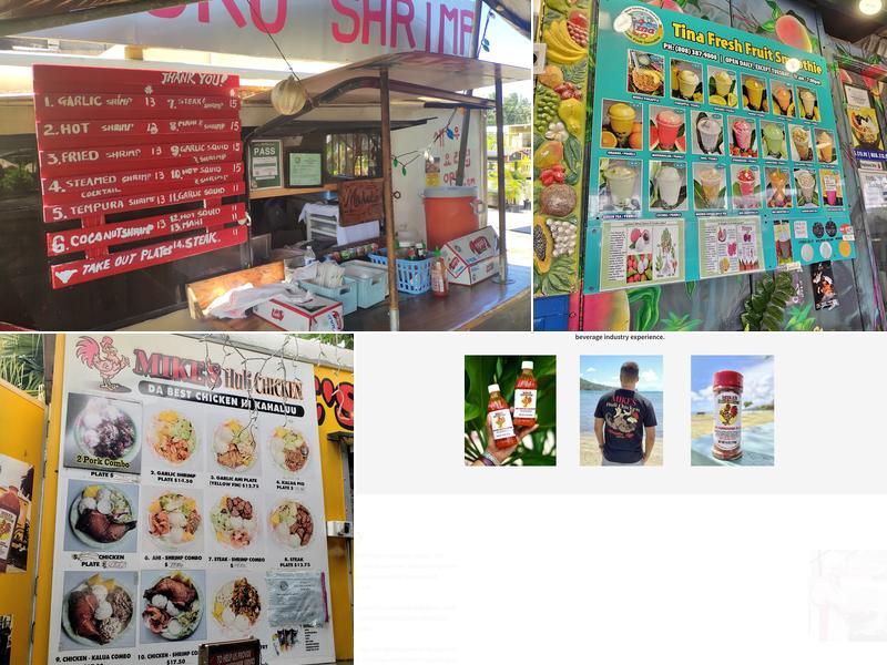 Mike's Kiawe Broiled Huli Huli Chicken Menu