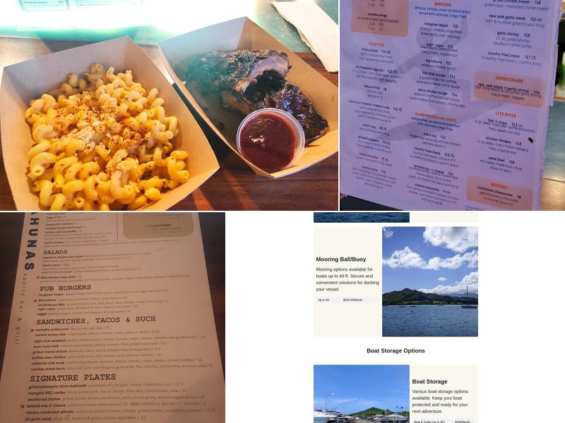 Kahuna's Sports Bar & Grill Menu