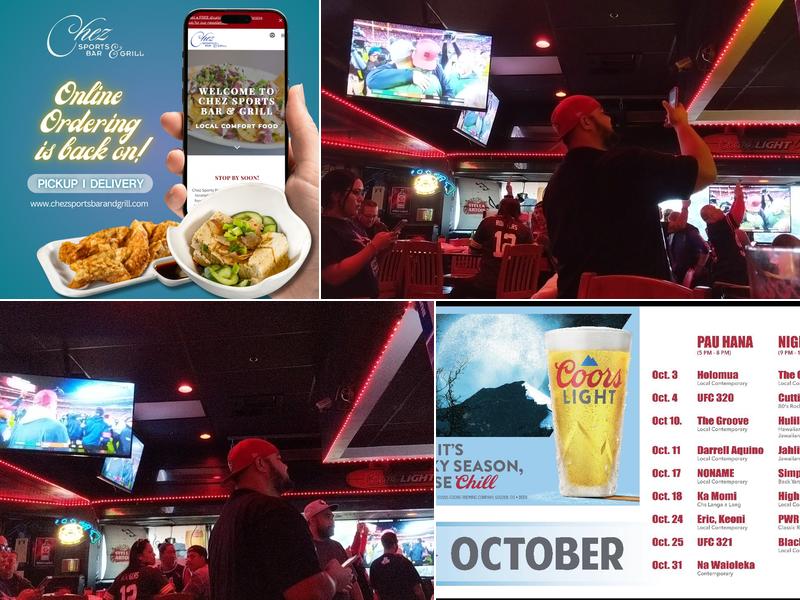 Chez Sports Bar & Grill 98-150 Kaonohi St c226, Aiea