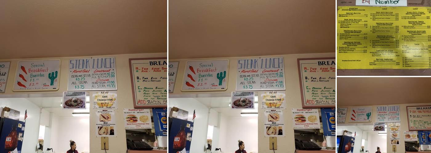 Cafe Mexico Menu