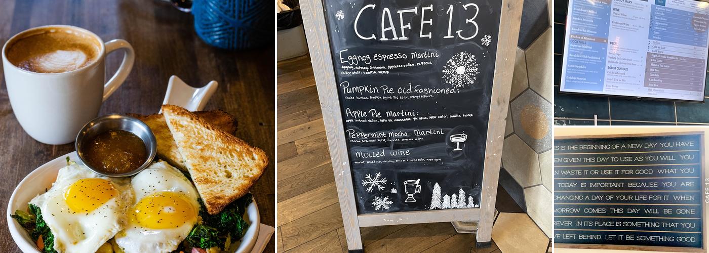 Cafe 13 Menu
