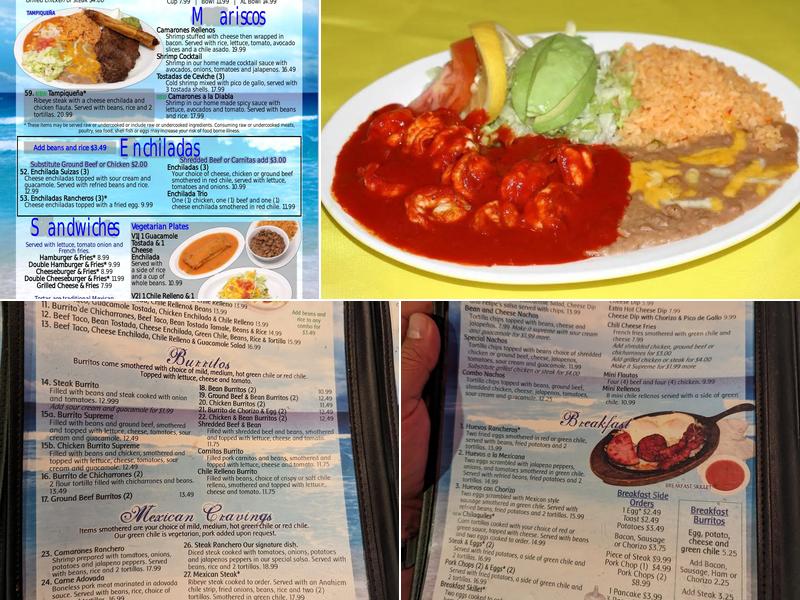 Las Palmas Menu