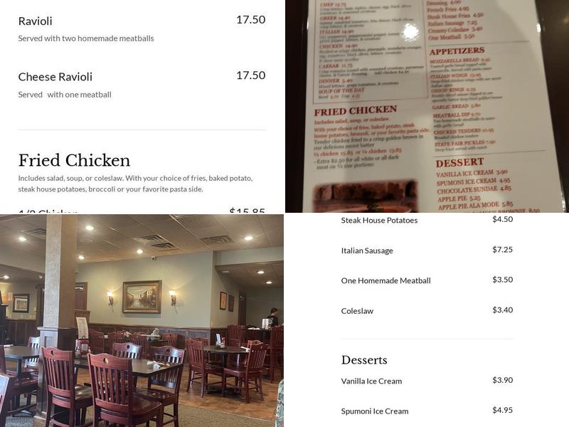 Latuff's Pizzeria Menu