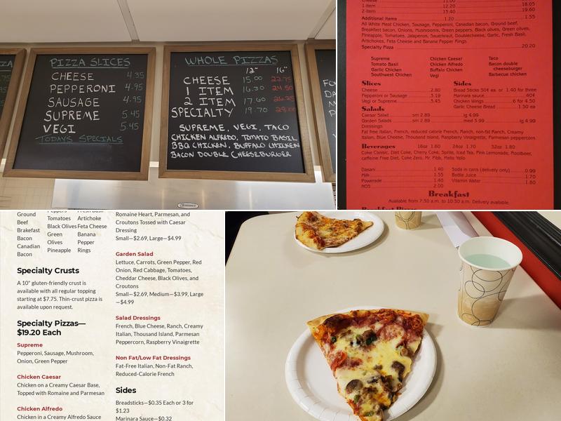 Ginellis Pizza Menu