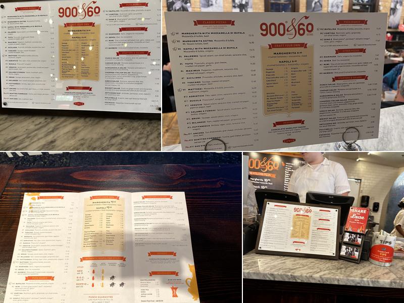 Punch Pizza Northeast Menu