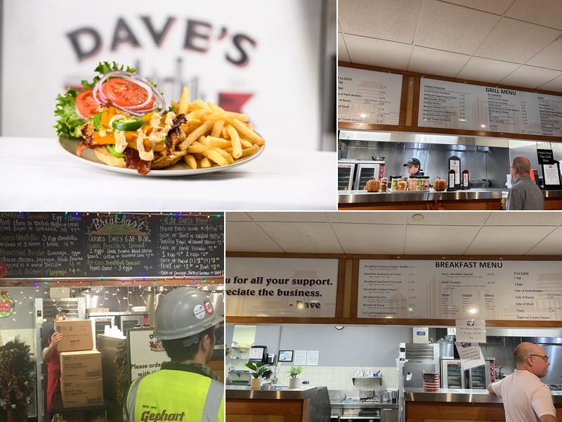 Dave's Downtown Menu