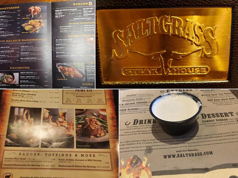 Saltgrass Steak House Menu