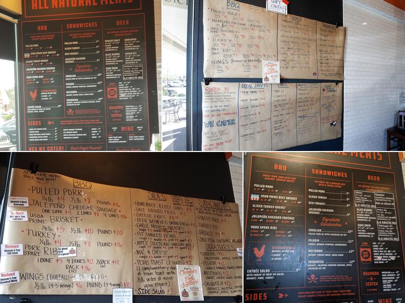 GQue BBQ - Westminster Menu