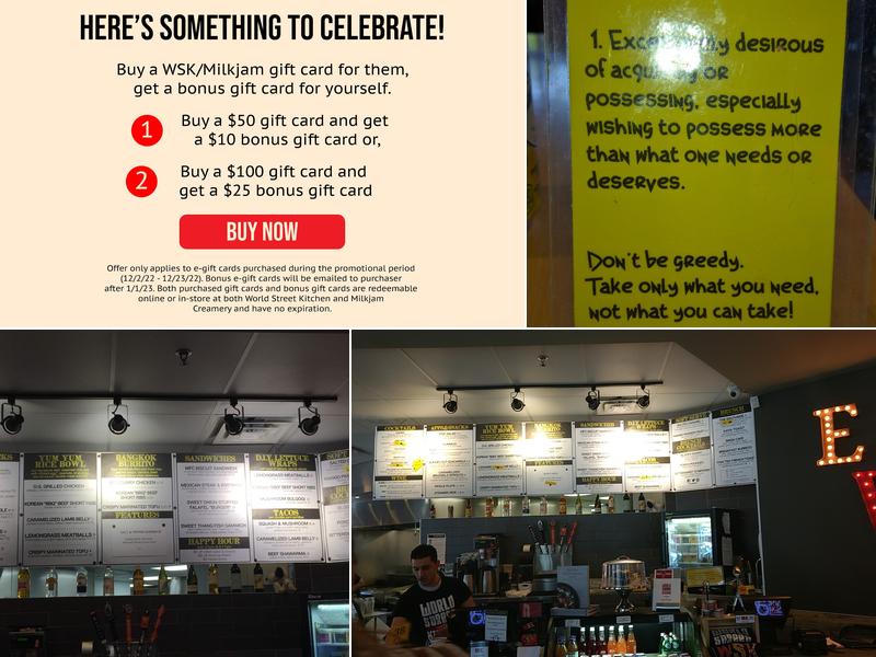 World Street Kitchen Menu