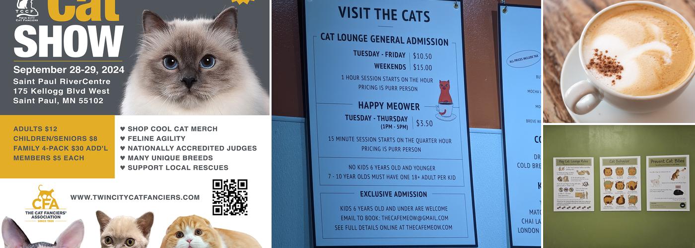 The Cafe Meow Menu