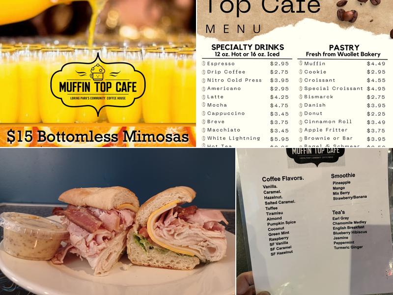 Muffin Top Cafè Menu