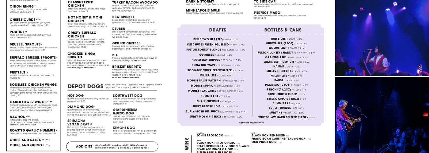 Fine Line Menu
