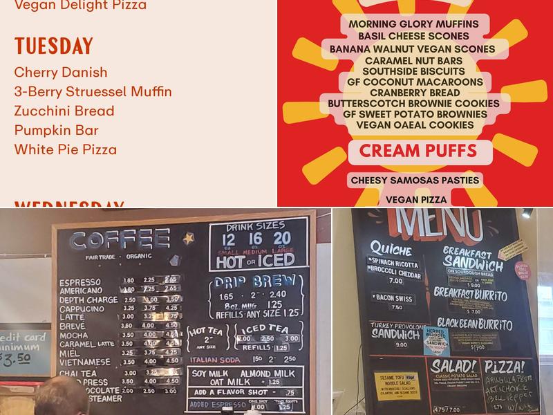 May Day Cafe Menu