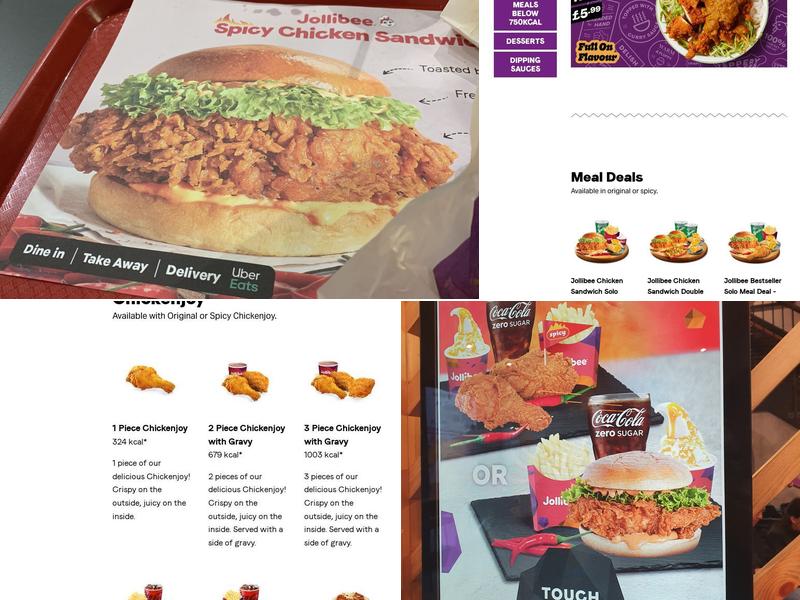Jollibee Newcastle Menu