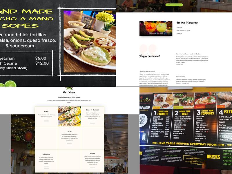 Maya Cuisine - Minneapolis Menu