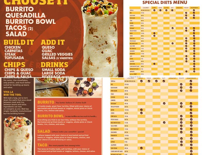 Pancheros Mexican Grill - Fridley Menu