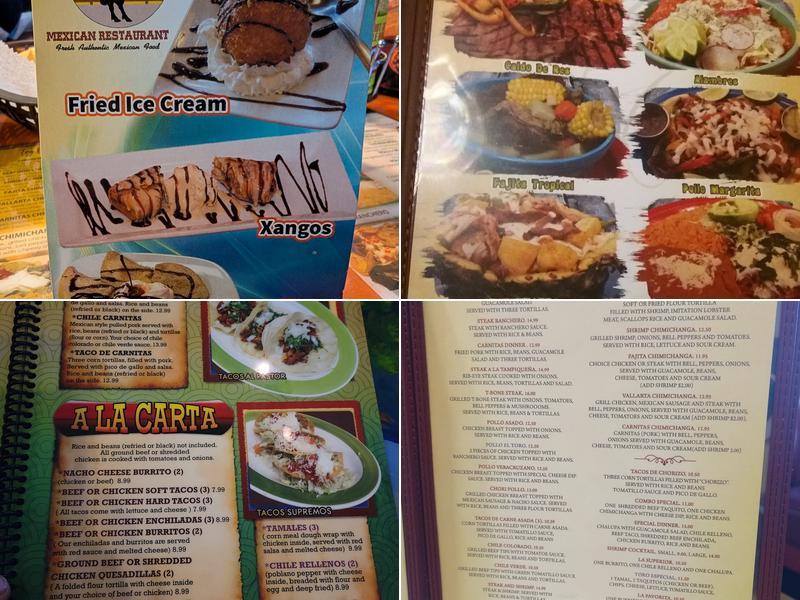 El Toro Mexican Restaurant Menu