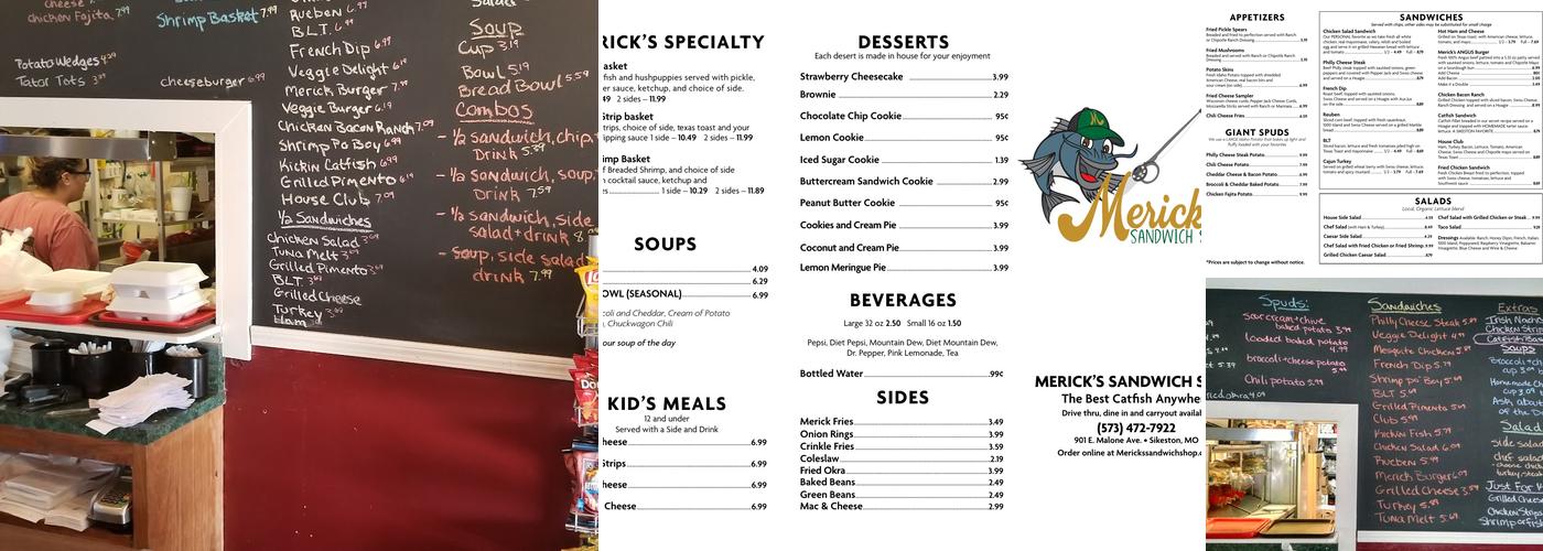 Maverick’s Menu