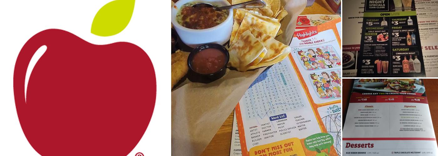 Applebee's Grill + Bar Menu