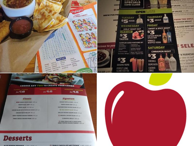Applebee's Grill + Bar Menu