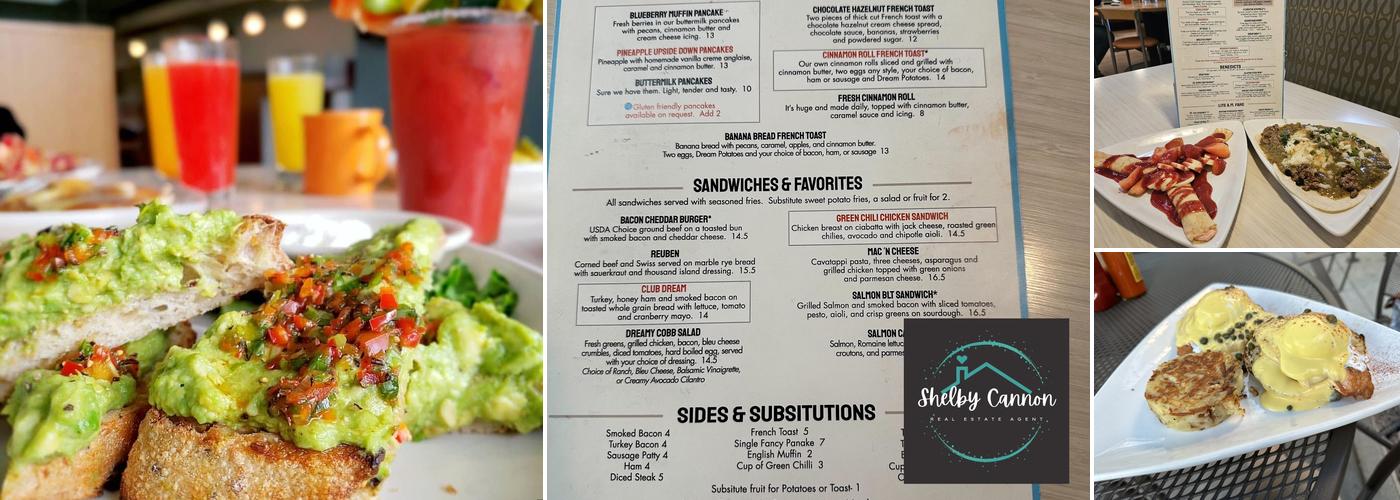 Dream Cafe Menu