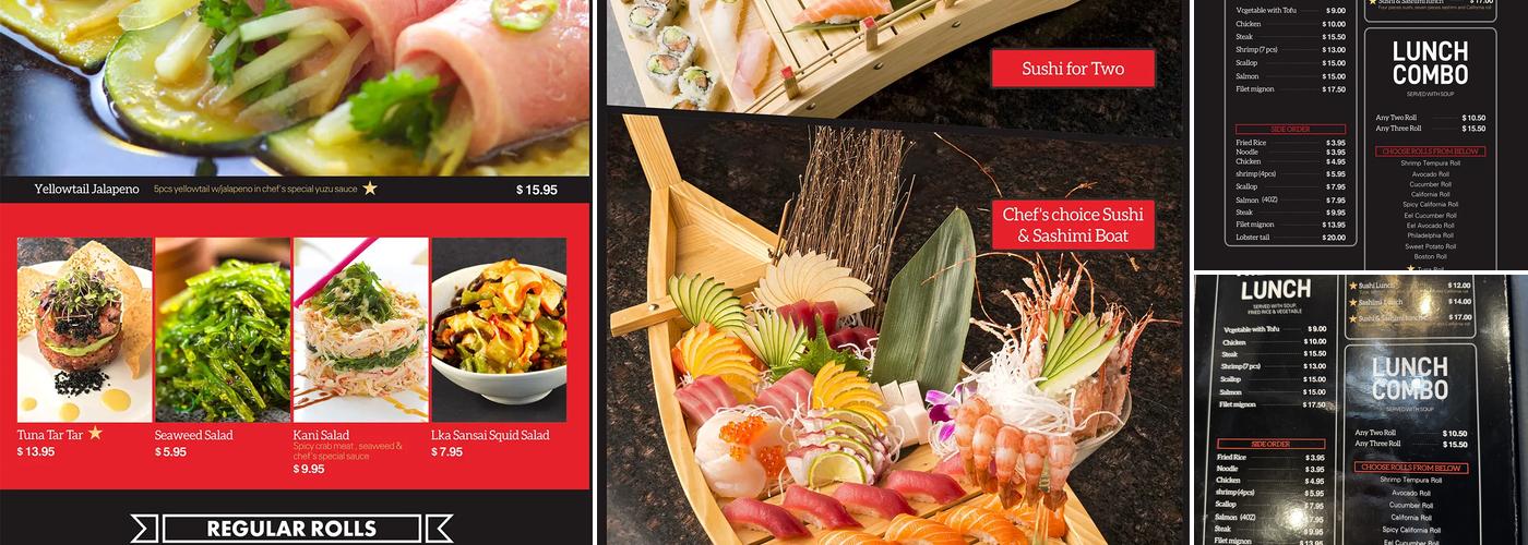 Samurai sushi and hibachi Menu